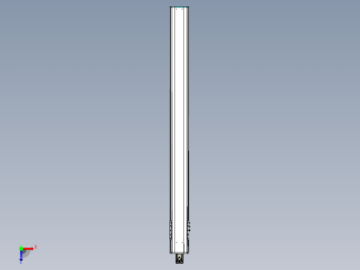东锦丝杆传动-直线滑台模组DH210-C-L10-S2300-BC-P750W-C3俯视缩略图