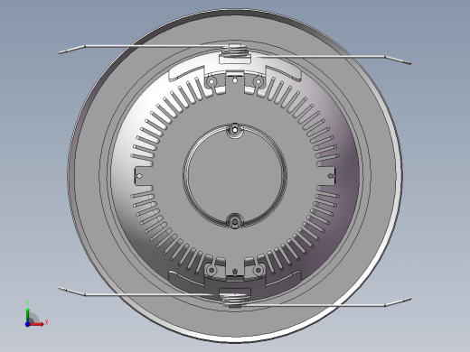 现代 LED吸顶灯前视缩略图