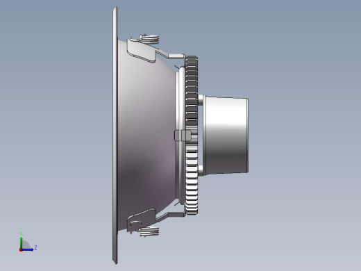 现代 LED吸顶灯左视缩略图