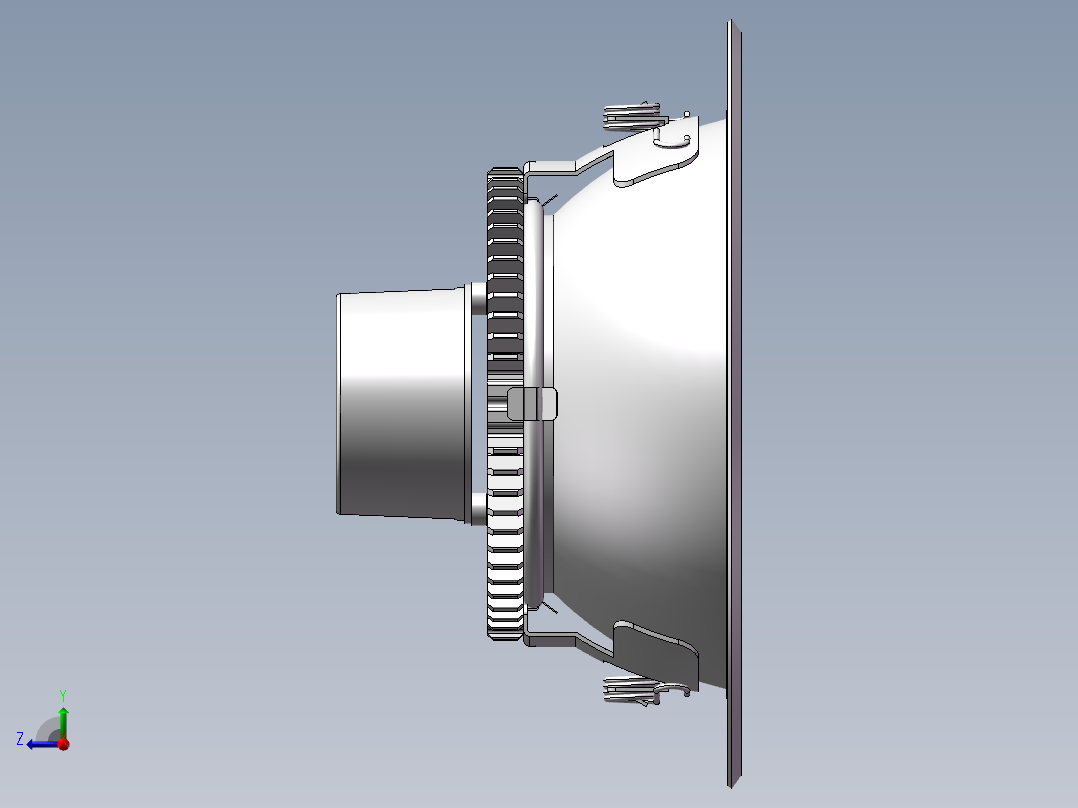 现代 LED吸顶灯右视图