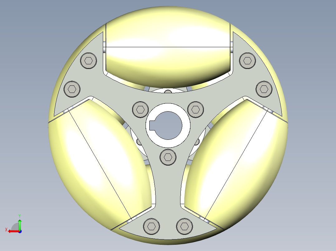 nexusrobot omni全向轮后视图