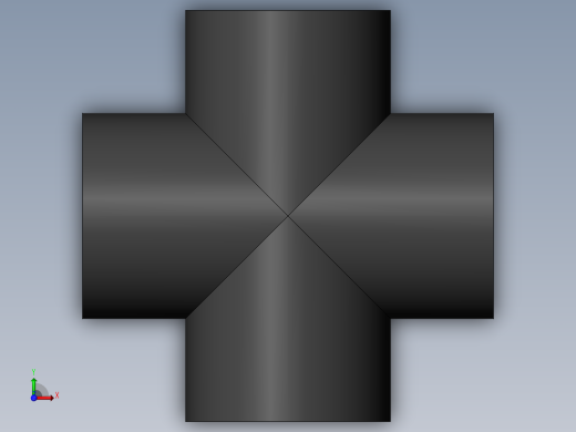 PVC管件-2in_PCV_cross右视缩略图