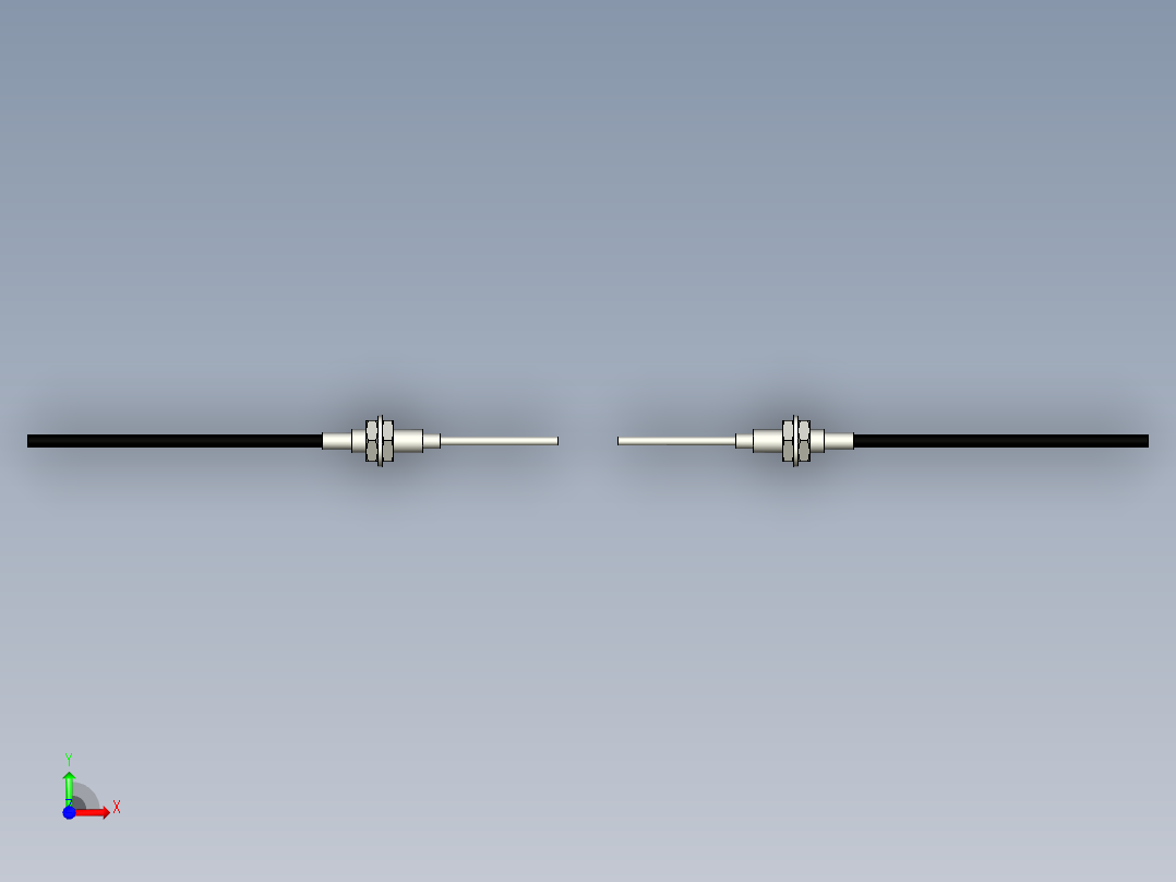 光纤元件对射型FT-D410-S前视图