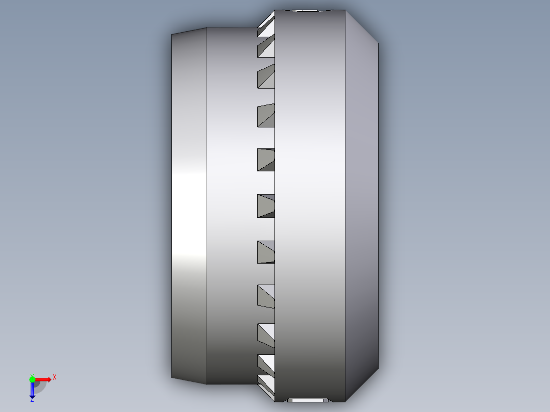 卡套式工业通用硬管接头Progressive_stop_ring_PSR15LX俯视图