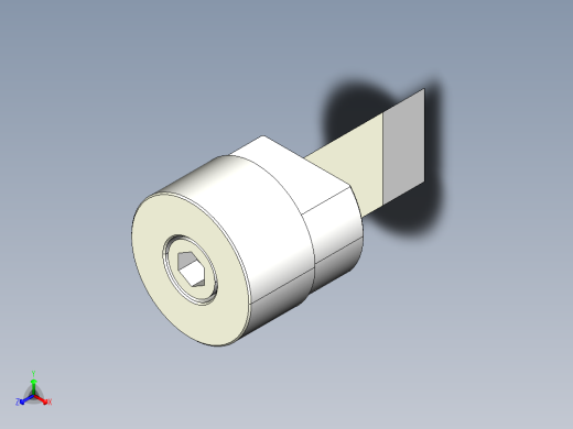 圓筒止動塊2328-3D多系列多零件图纸模型