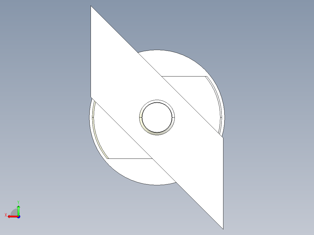 圓筒止動塊2328-3D多系列多零件图纸模型后视图