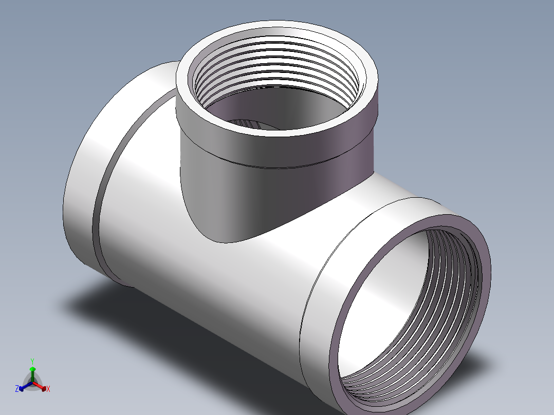 三通-异径 DN40-DN32