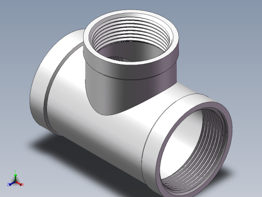 三通-异径 DN40-DN32