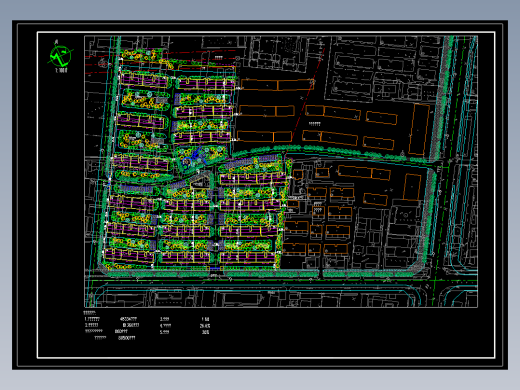 小区的一套完整图纸