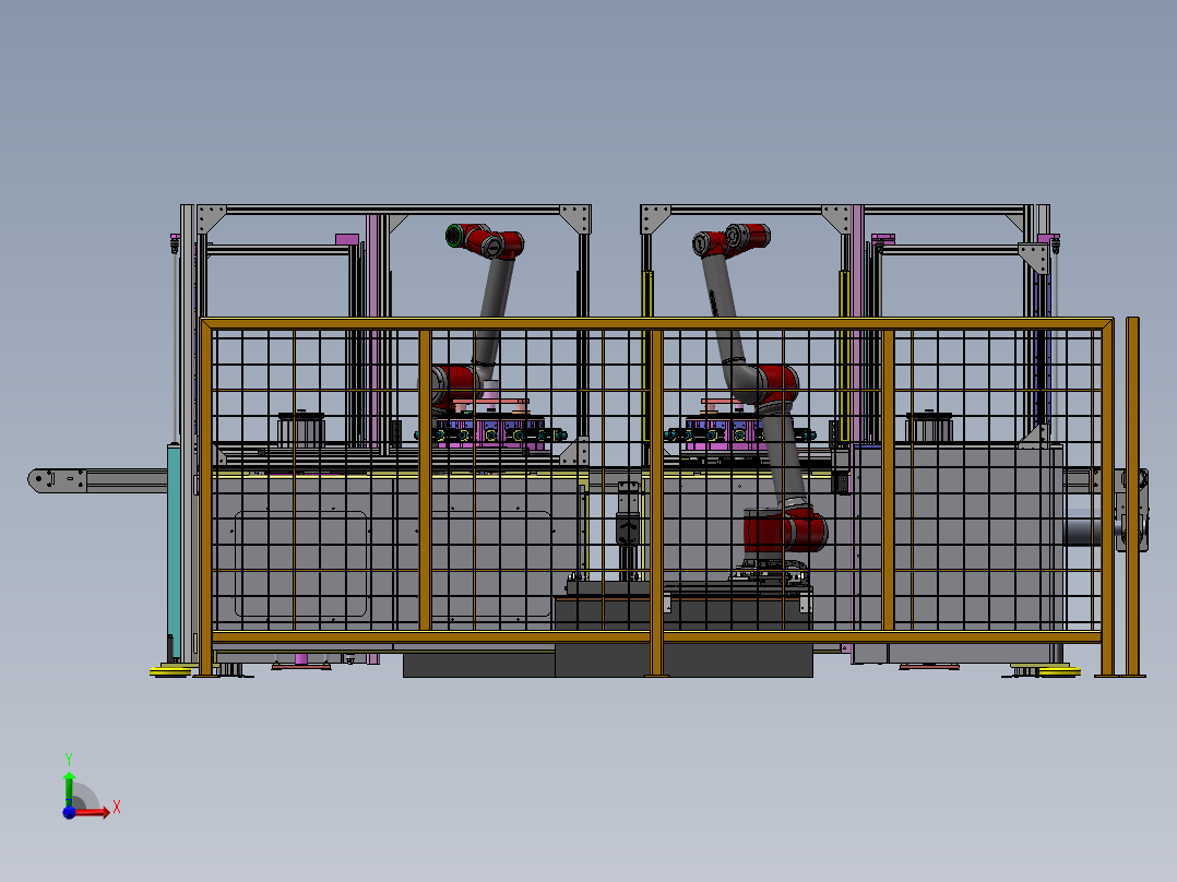 吸盘自动组装单元sw20前视图