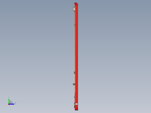 包胶金属电脑外壳铣外形程序模型左视缩略图
