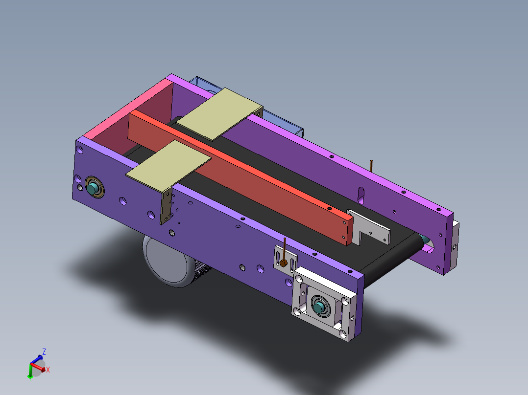 带料斗供料包装类输送带