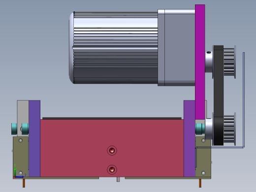 带料斗供料包装类输送带左视缩略图