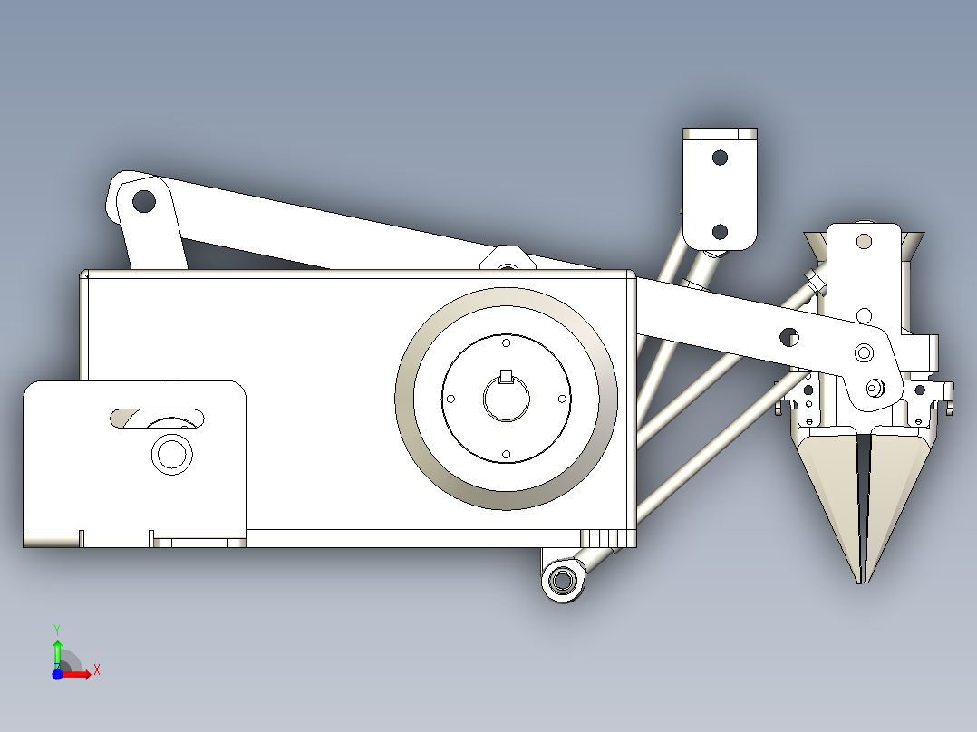 B3003418-蔬菜移栽机前视图