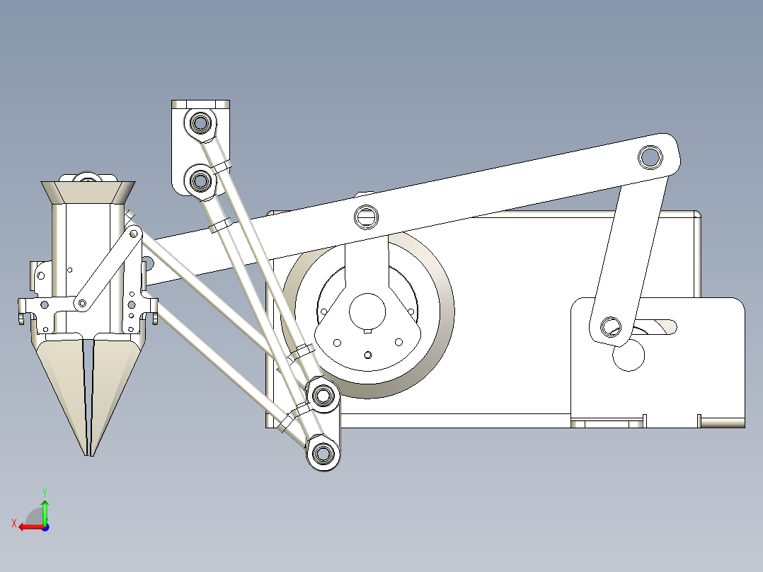 B3003418-蔬菜移栽机后视图