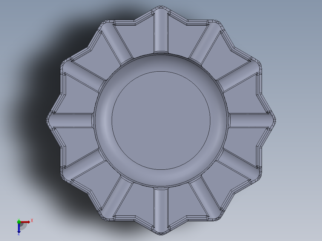 烟灰缸(20)俯视图