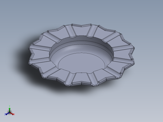烟灰缸(20)正等轴测缩略图