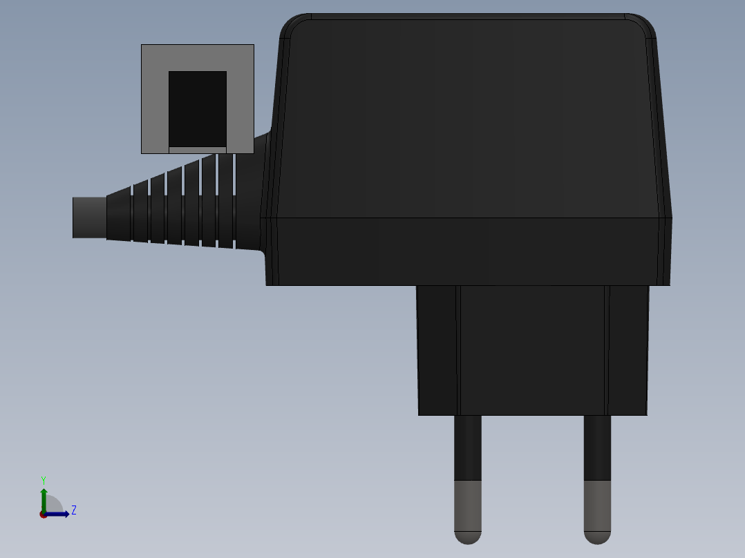 网络设备(11)左视图