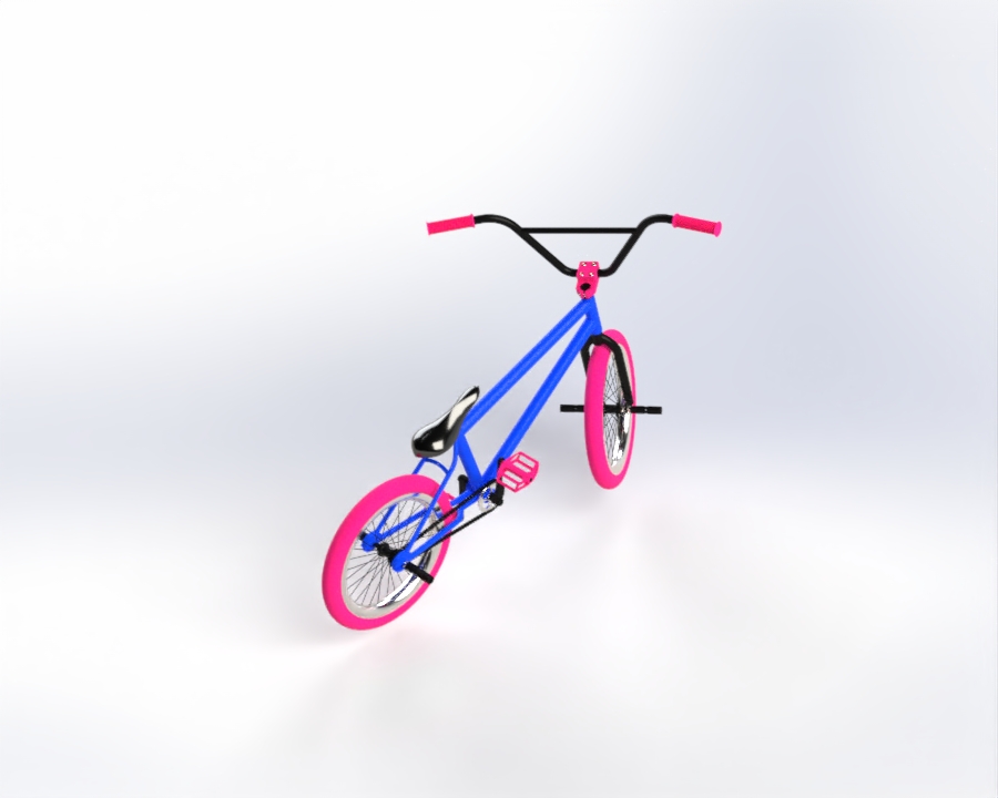 小型自行车模型3D图