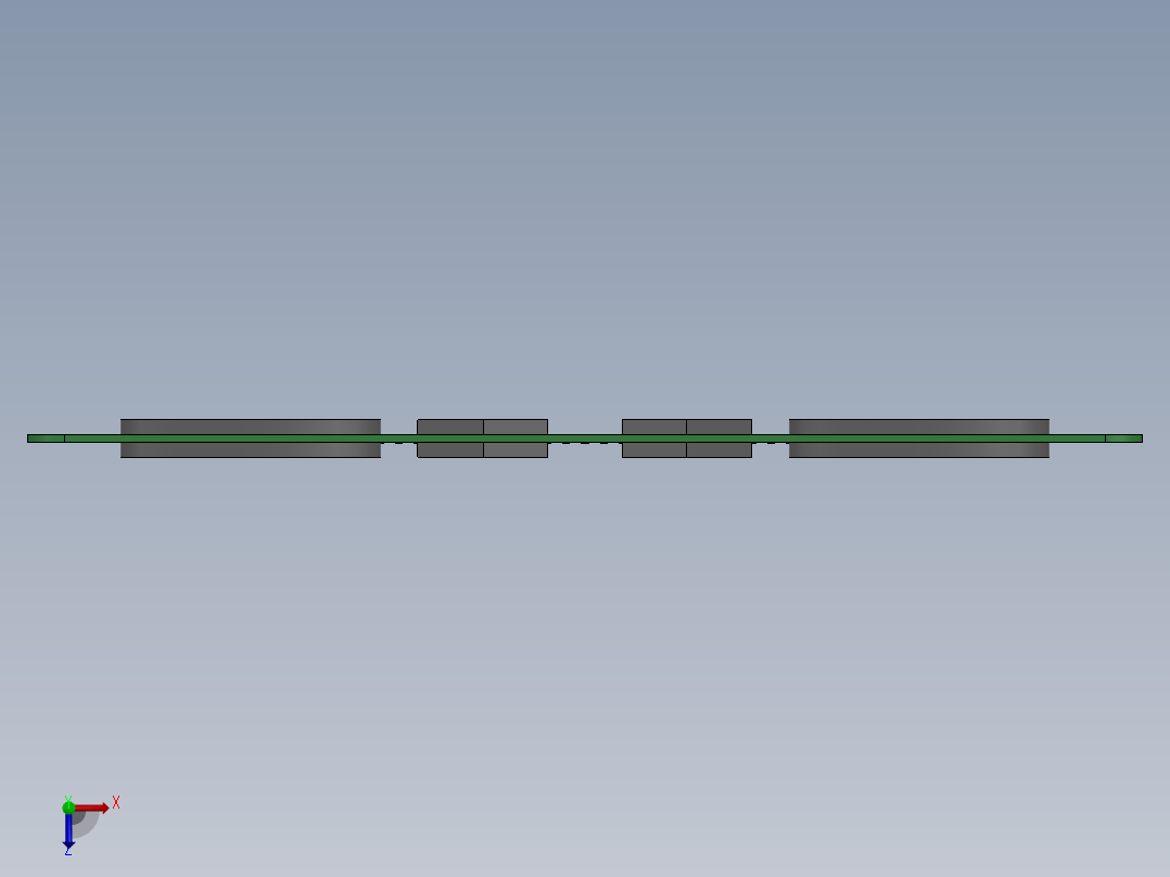 电路板71俯视图
