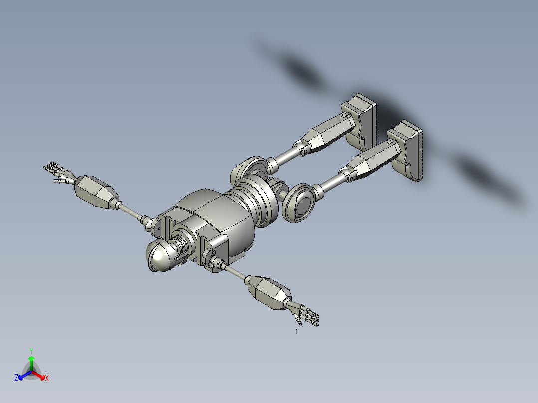钢铁巨人比例模型正等轴测图