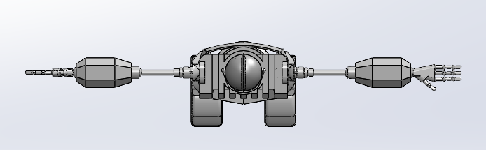 钢铁巨人比例模型