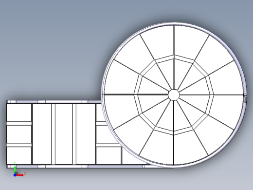 螺旋楼梯前视缩略图
