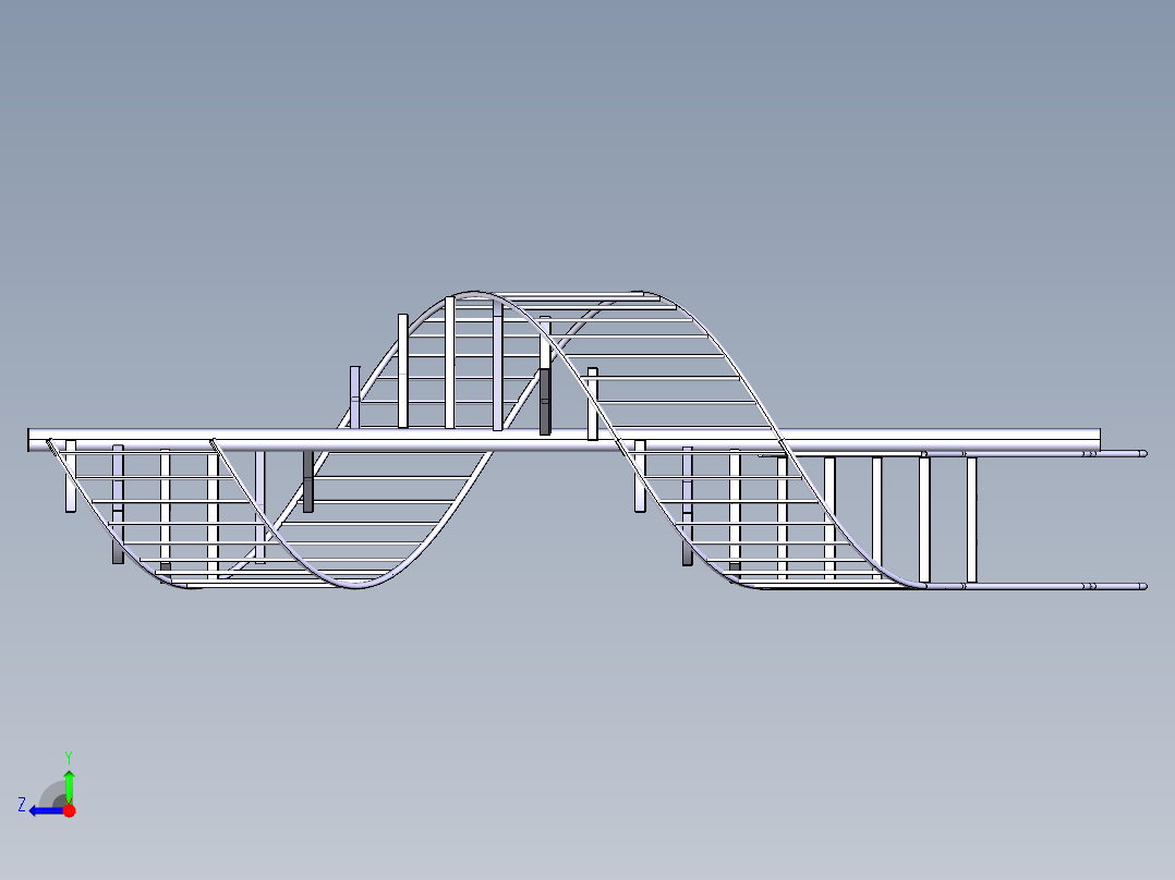 螺旋楼梯右视图