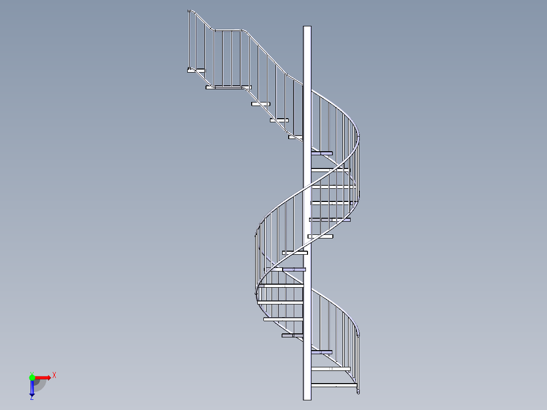 螺旋楼梯俯视图