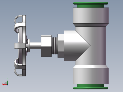 PPR水管快速活接头后视缩略图