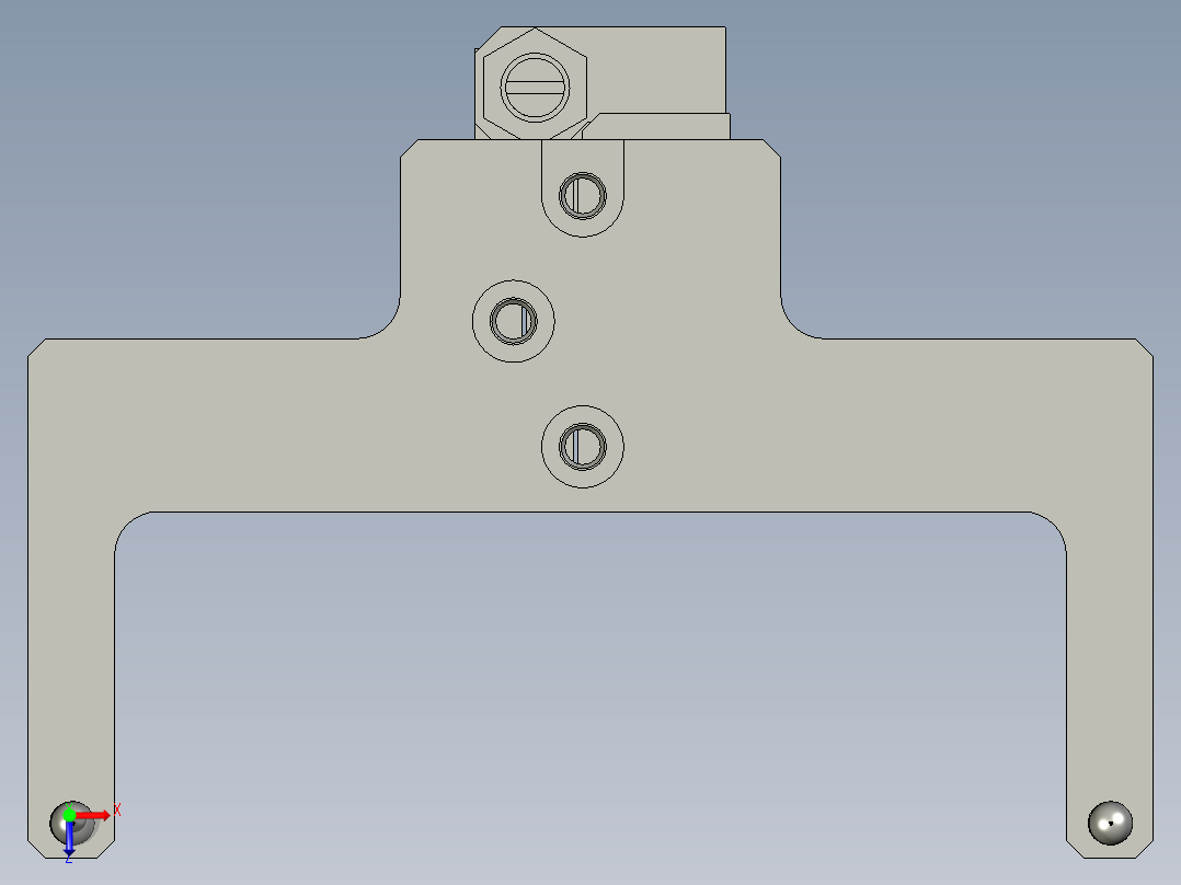 SAWH02-03100-(5)A0压杆组件俯视图