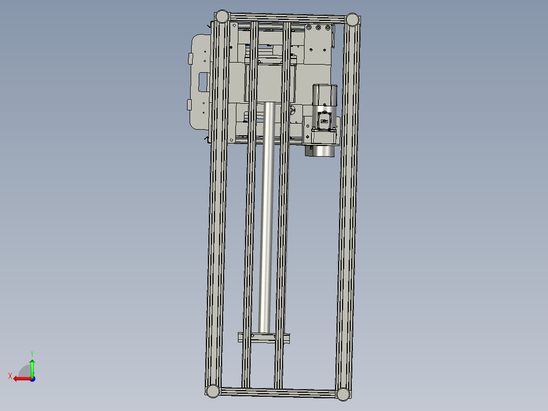 面板行业移载机器人后视图