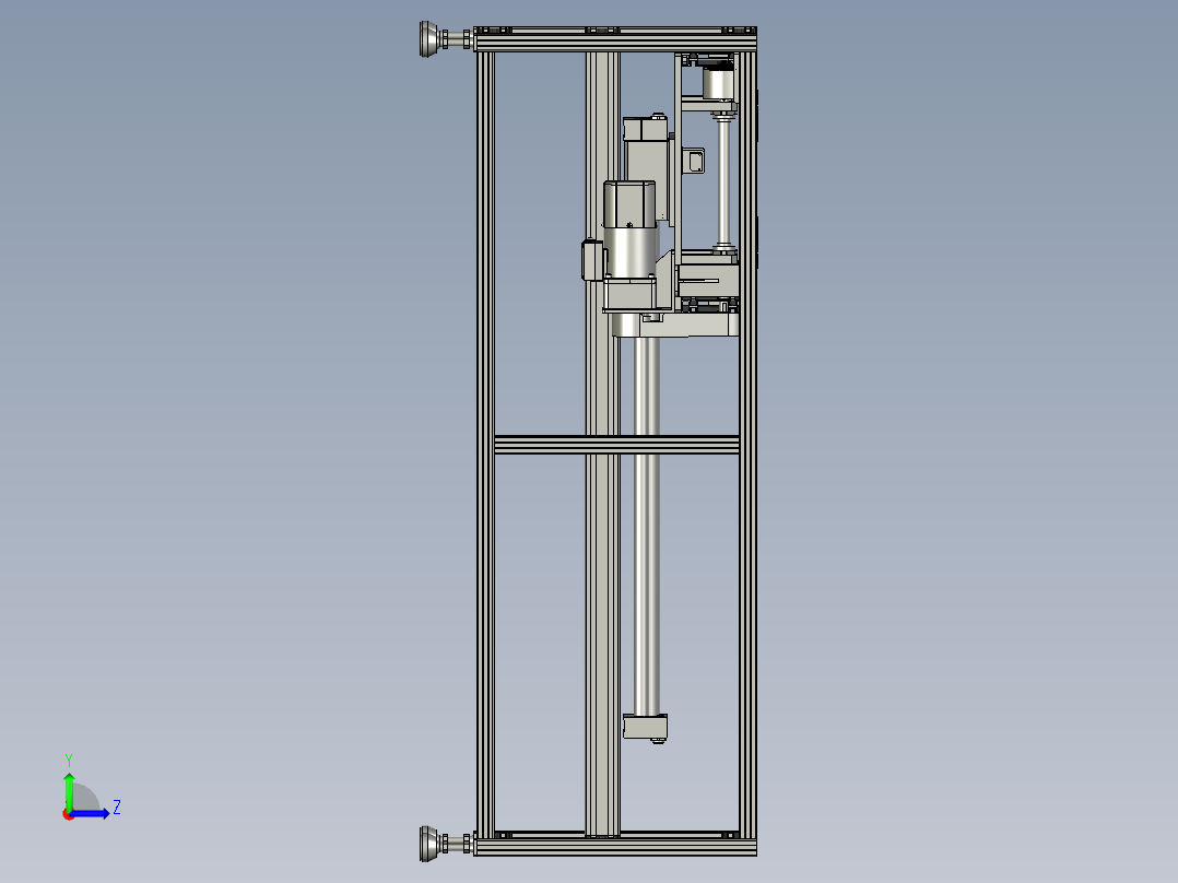 面板行业移载机器人左视图