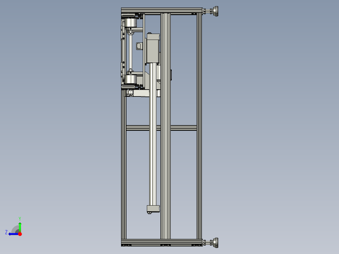 面板行业移载机器人右视图