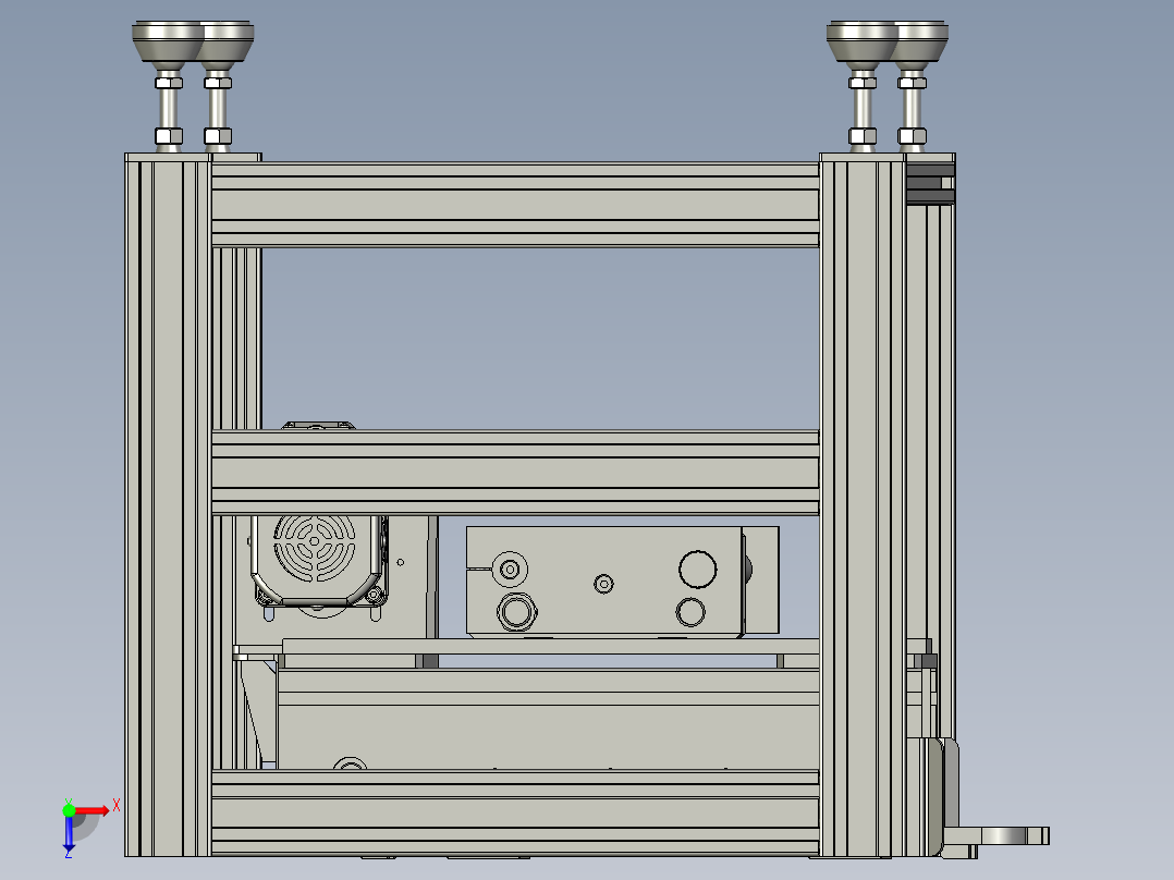 面板行业移载机器人俯视图