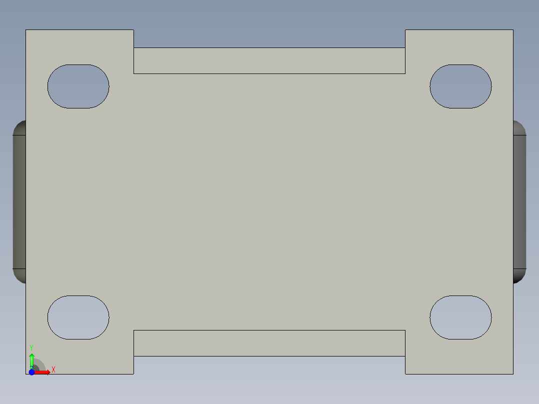 J03-04-100-662脚轮前视图
