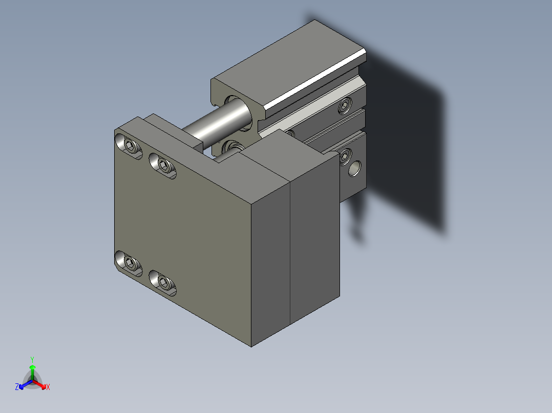 边框压紧组件A-0510主视图