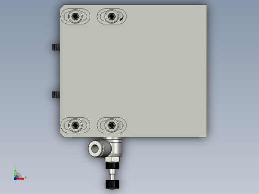 边框压紧组件A-0510前视缩略图