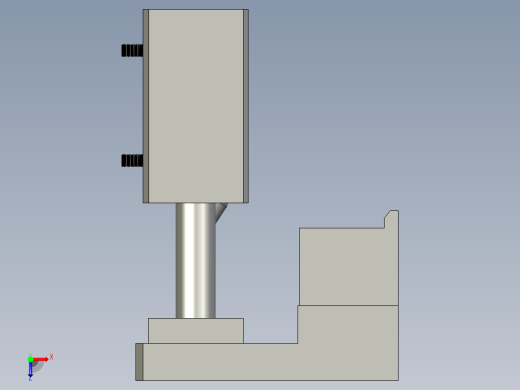 边框压紧组件A-0510俯视缩略图