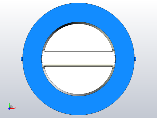 H76H╱Y╱F-PN1.0对夹双板止回阀[H76Y]125前视缩略图