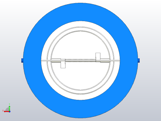 H76H╱Y╱F-PN1.0对夹双板止回阀[H76Y]125后视缩略图