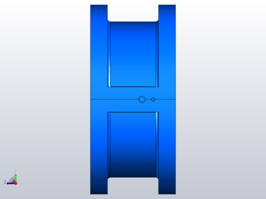 H76H╱Y╱F-PN1.0对夹双板止回阀[H76Y]125右视缩略图