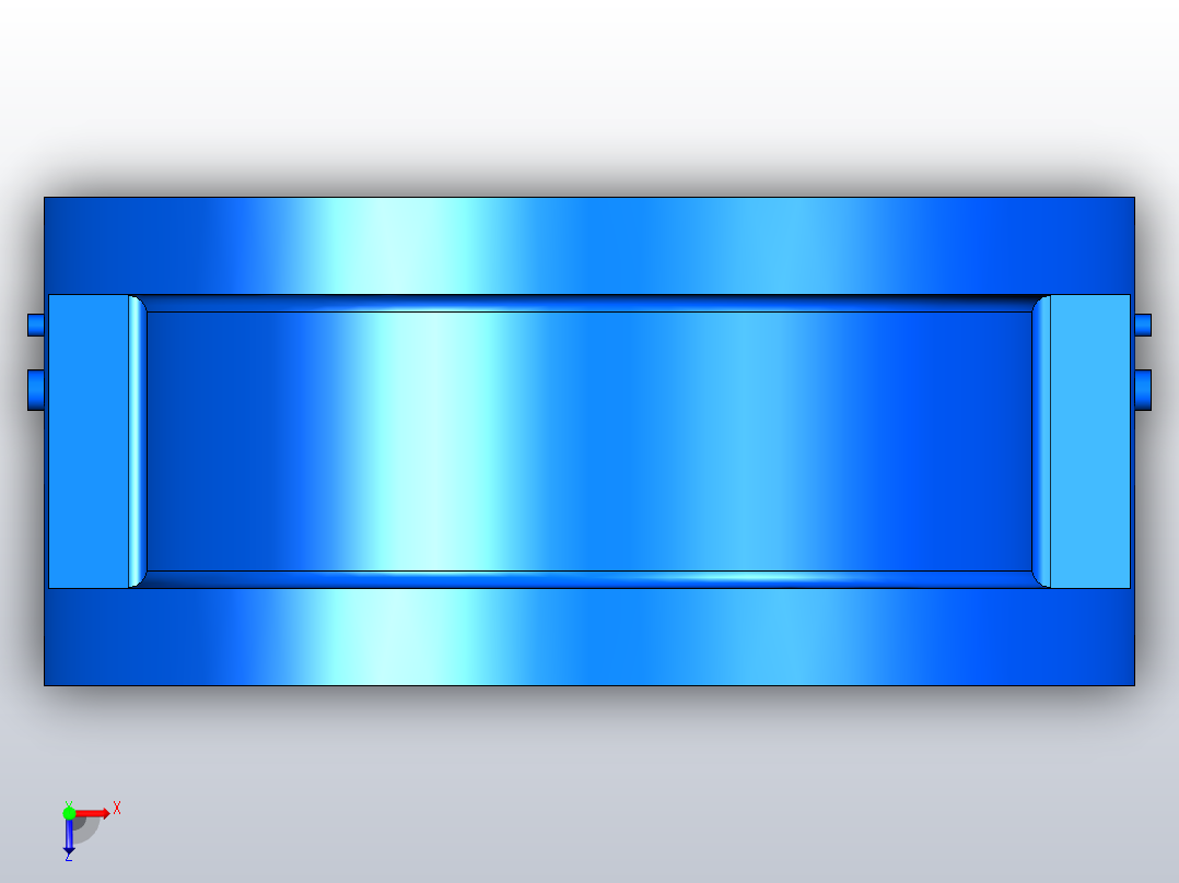 H76H╱Y╱F-PN1.0对夹双板止回阀[H76Y]125俯视图