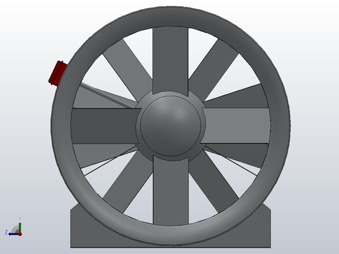 NSL系列射流风机[NSL-100]后视图