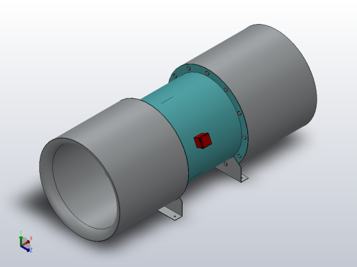 NSL系列射流风机[NSL-100]正等轴测缩略图