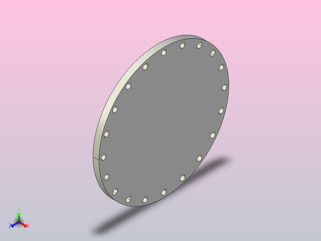 GB╱T 3420-2008[盲法兰盘DN600]主视图