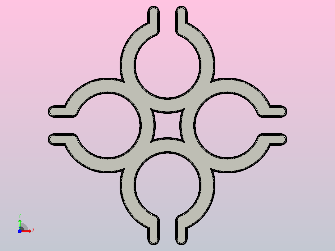 马克笔固定器前视图