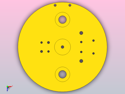 拨叉831007车55孔带三维夹具图零件机械加工工艺规程+说明书俯视缩略图