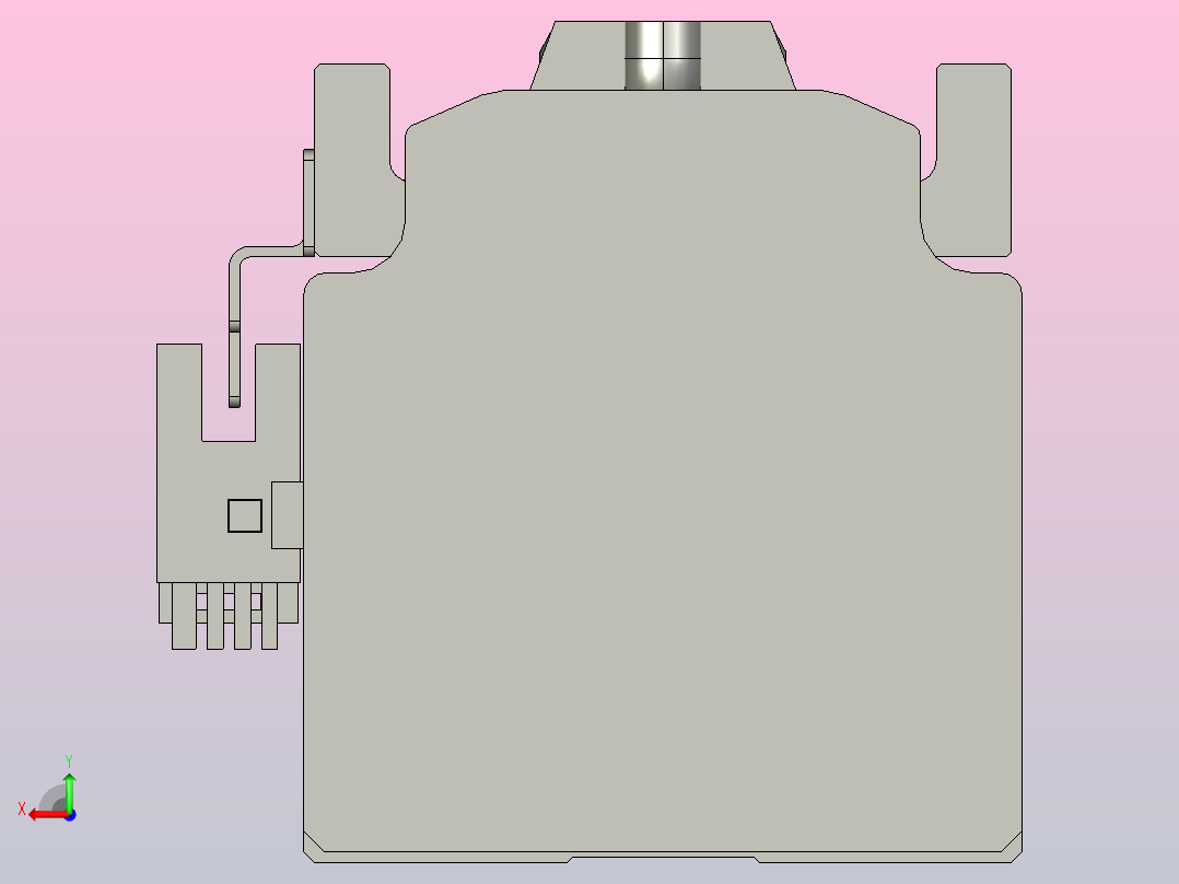 日规模组半封闭丝杆TPA-HNR-65S-1610C-L750-M-C-P10-N3后视图