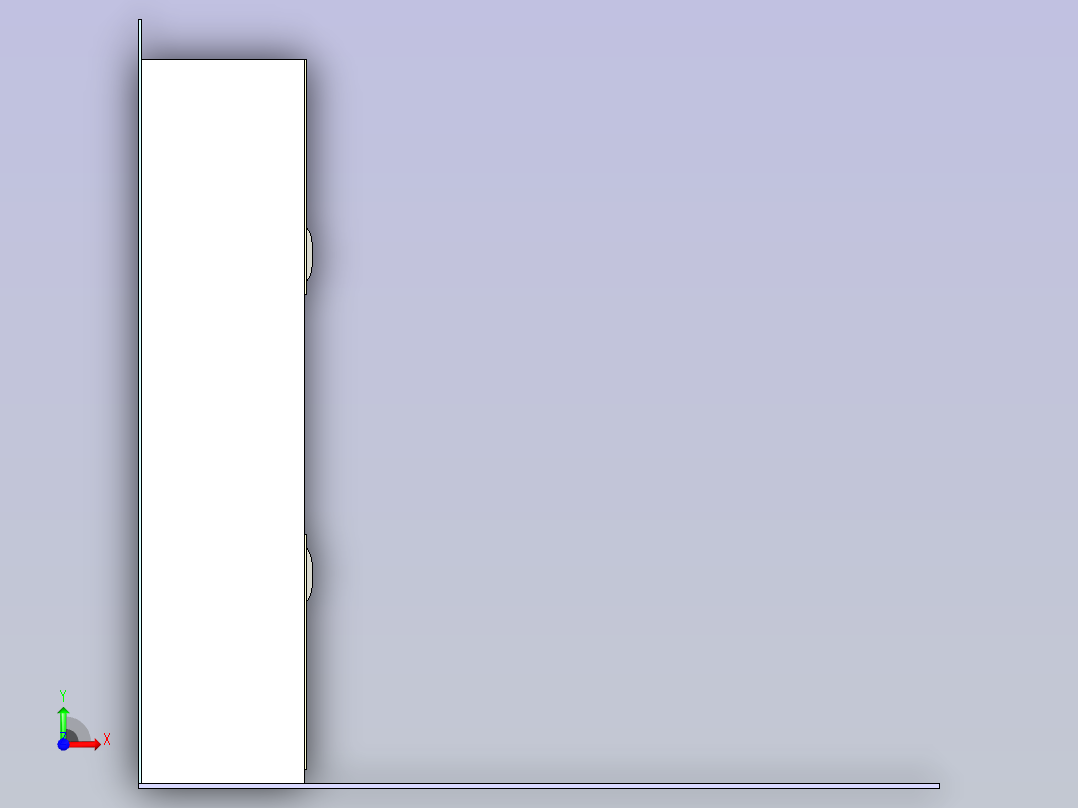 厨房装修橱柜模型前视图